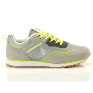U.S. Polo Assn. Women Sneakers in Bright Yellow Suede