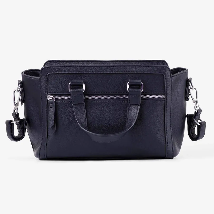 Vanchi Amelia Convertible Nappy Bag/ Pram Caddy - Black