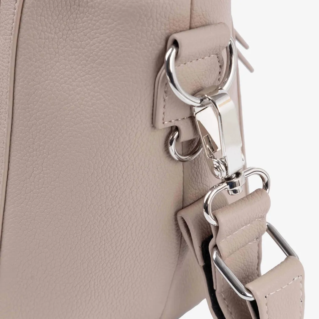 Vanchi Amelia Convertible Nappy Bag/ Pram Caddy - Stone