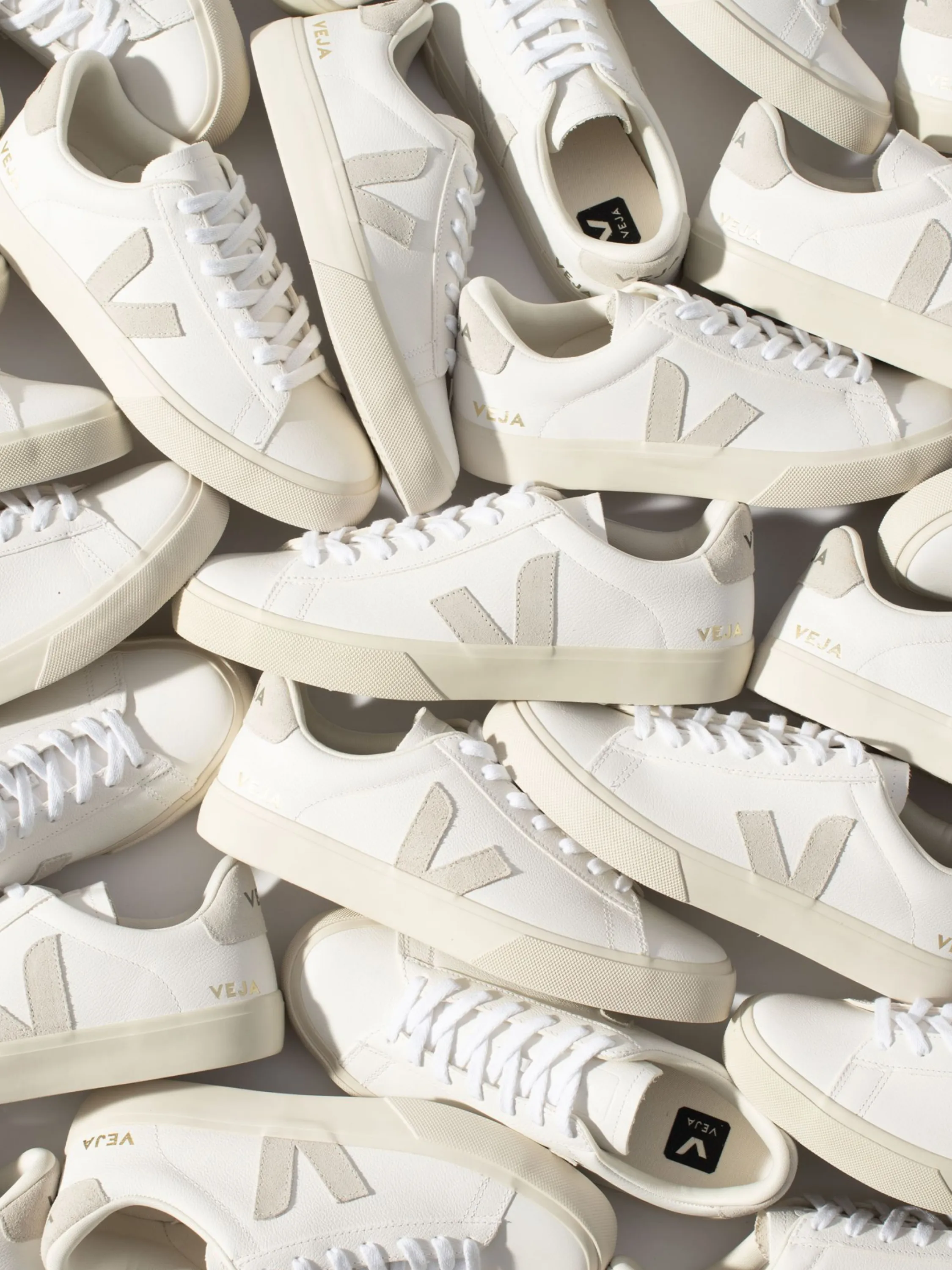 VEJA Campo Leather Sneaker - White Natural