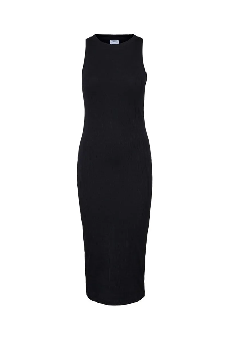 VERO MODA LAVENDER SL CALF DRESS