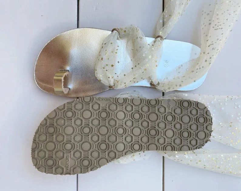 Vibram wedding barefoot sandals