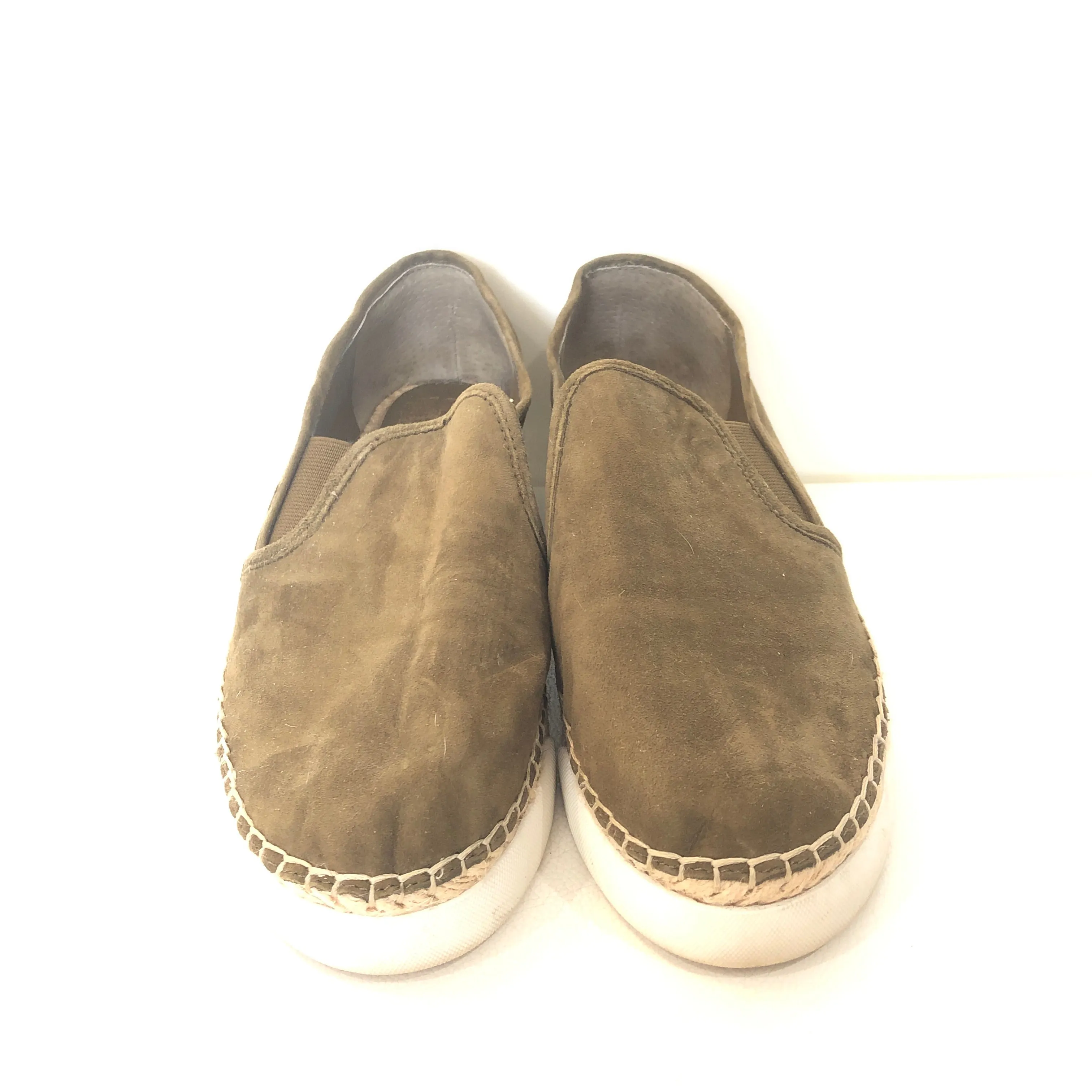 VINCE CAMUTO Olive Green Tambie Slip On Sneaker Size 9