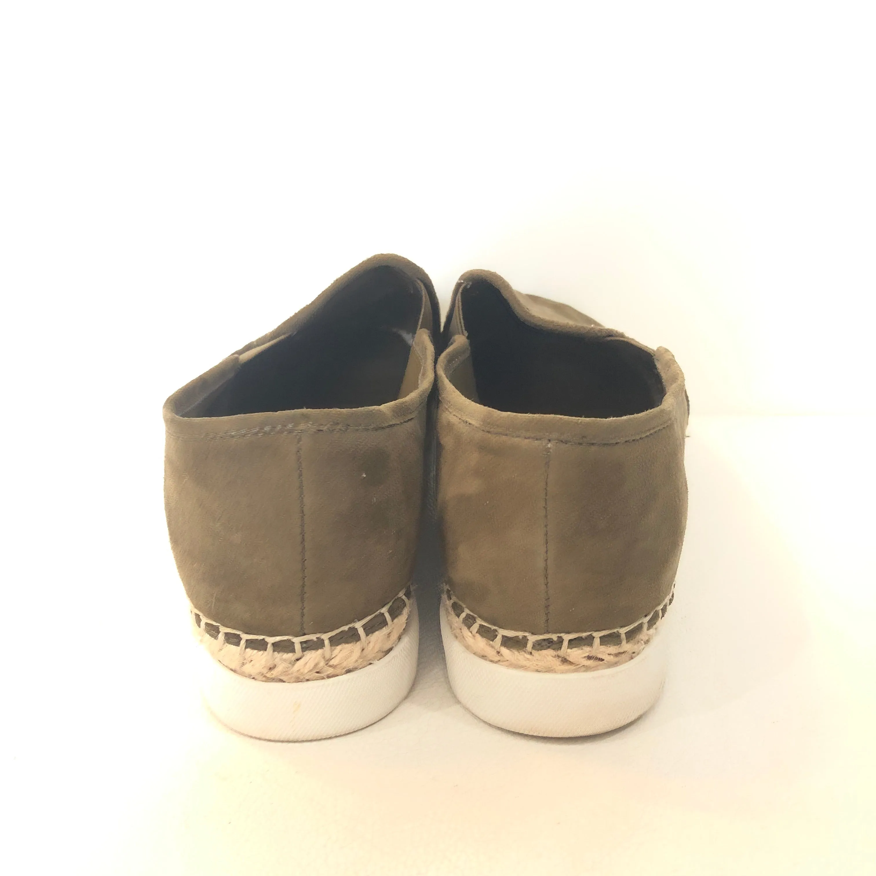 VINCE CAMUTO Olive Green Tambie Slip On Sneaker Size 9