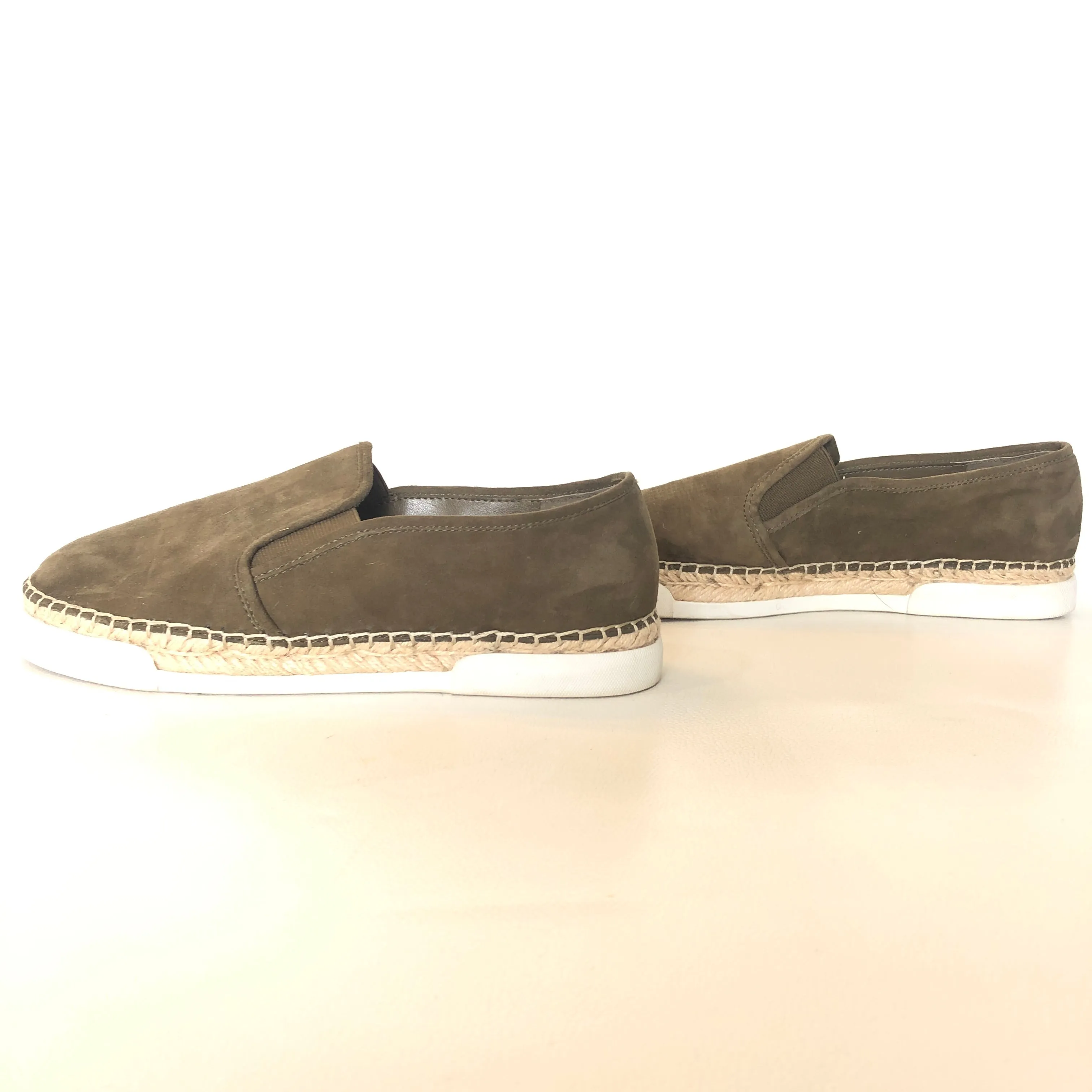 VINCE CAMUTO Olive Green Tambie Slip On Sneaker Size 9