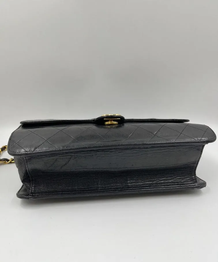Vintage Black Chanel Flap Bag