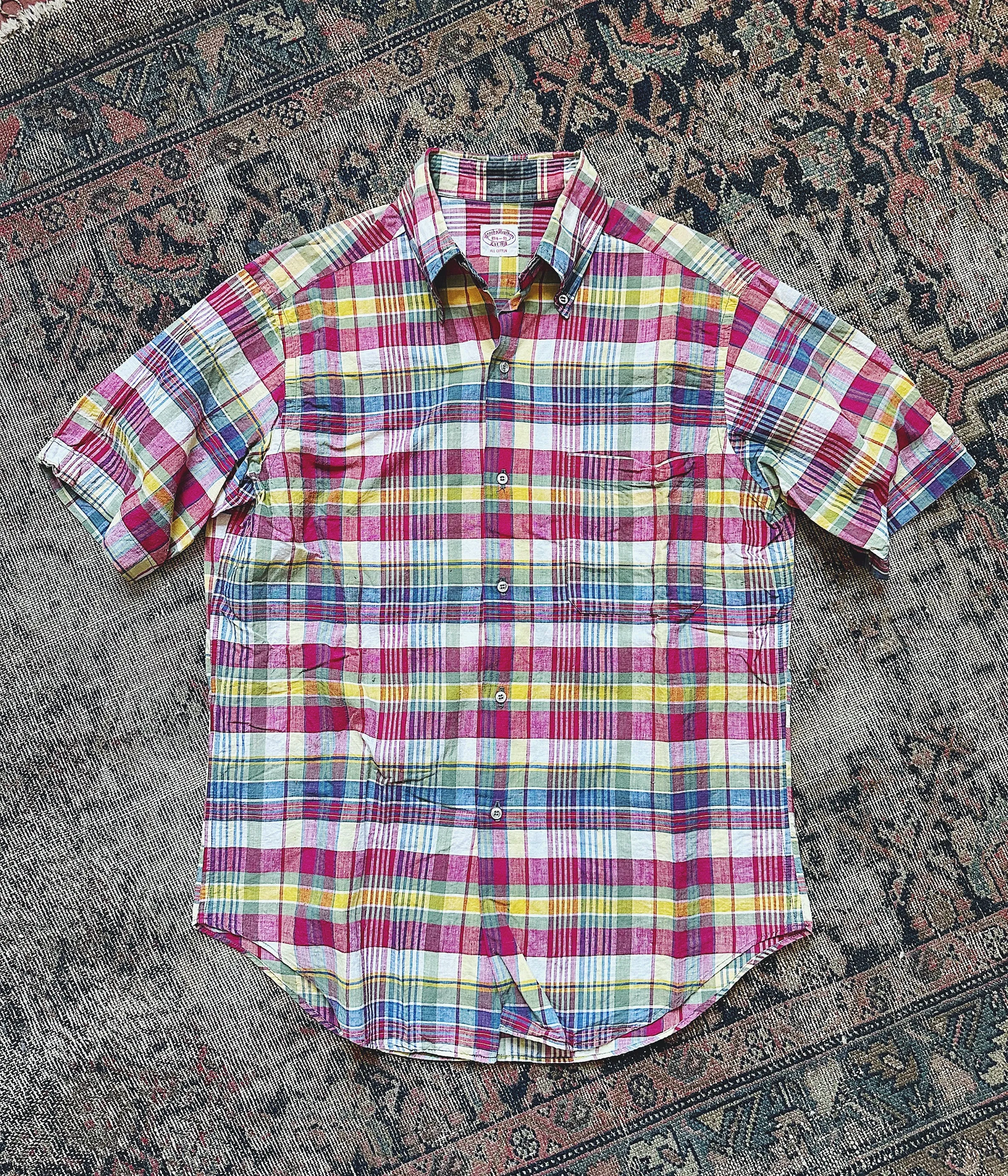 Vintage Brooks Brothers Madras Shirt