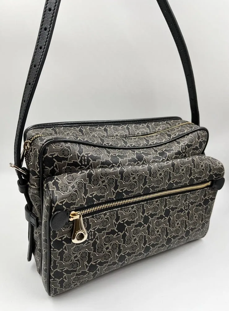 Vintage Celine Coated Canvas Sulky Bag