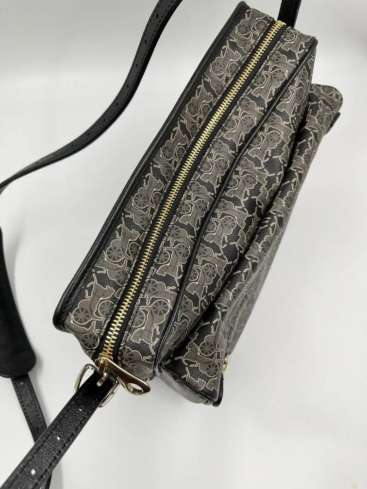 Vintage Celine Coated Canvas Sulky Bag