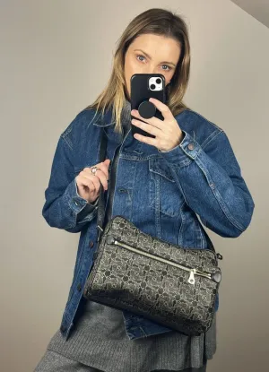 Vintage Celine Coated Canvas Sulky Bag