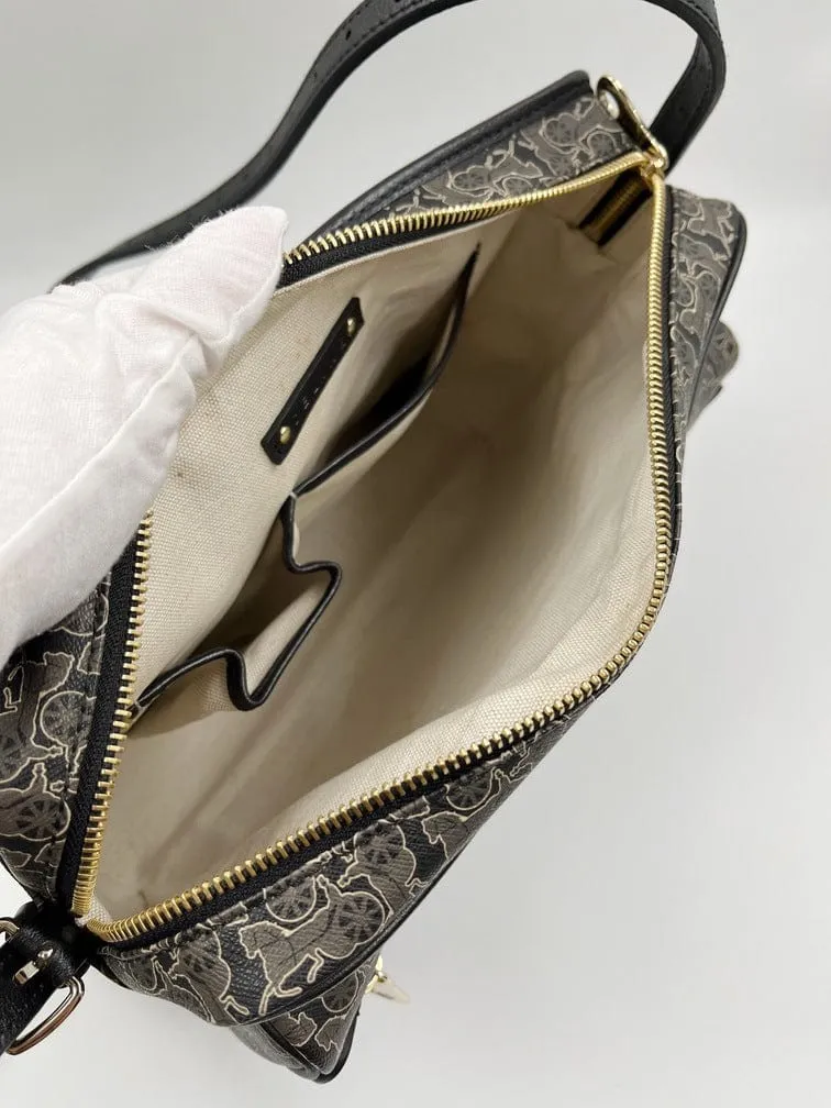 Vintage Celine Coated Canvas Sulky Bag