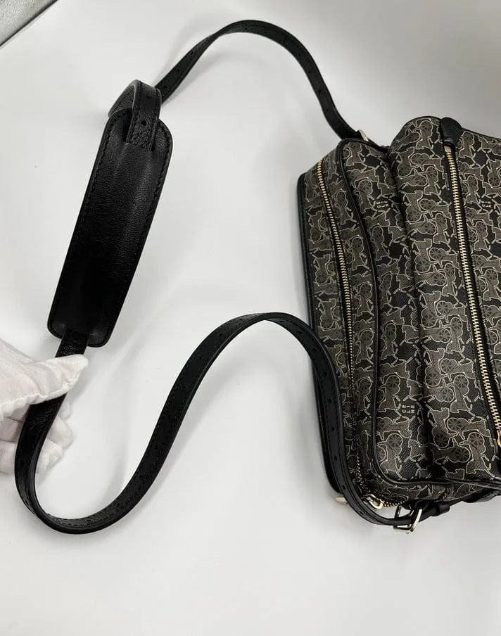 Vintage Celine Coated Canvas Sulky Bag