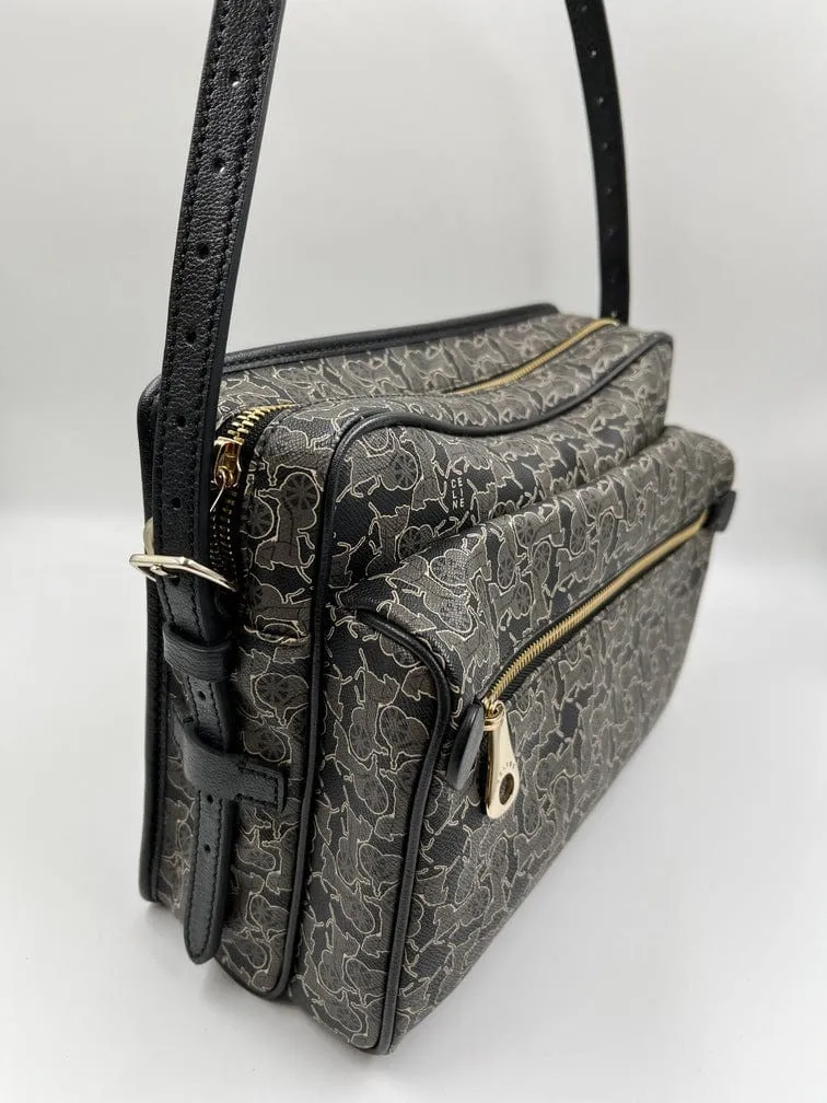 Vintage Celine Coated Canvas Sulky Bag