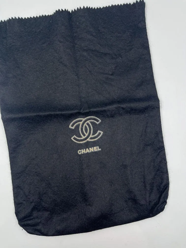 Vintage Chanel Black Single Flap Bag