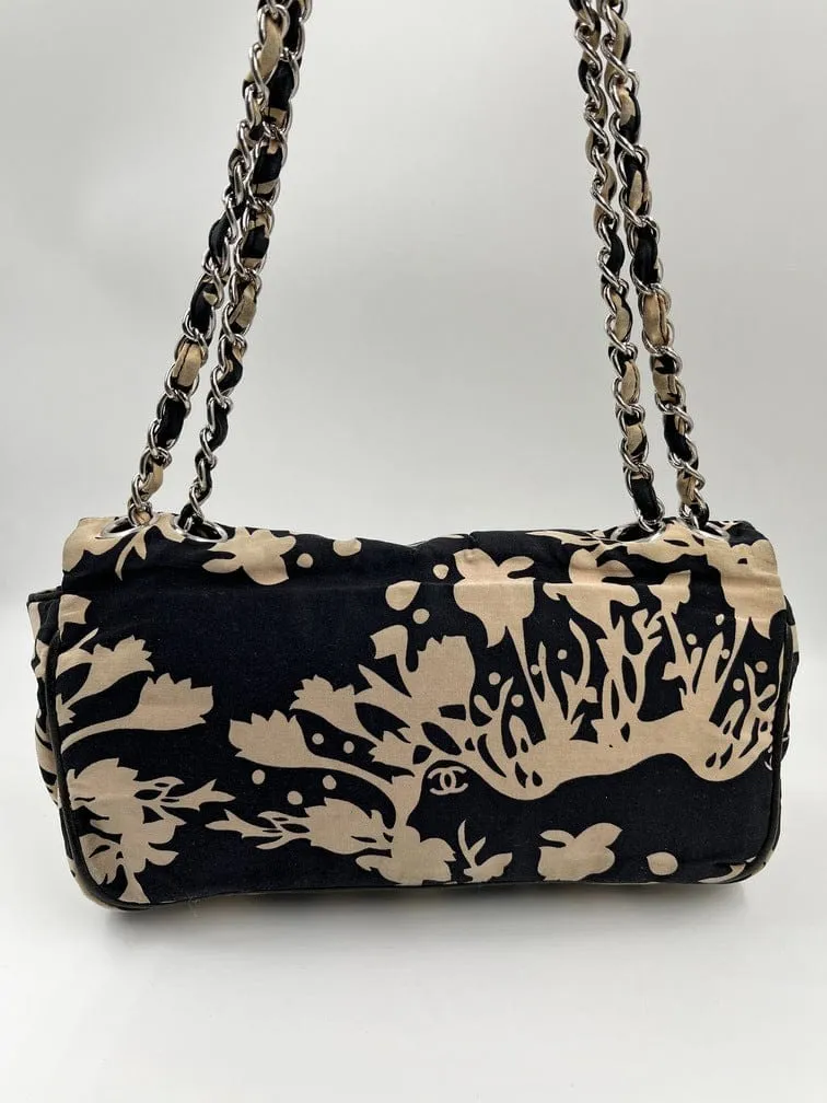 Vintage Chanel Floral Printed Flap Bag