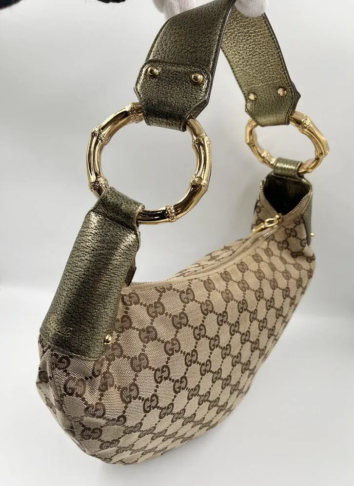 Vintage Gucci Bamboo Hobo Bag