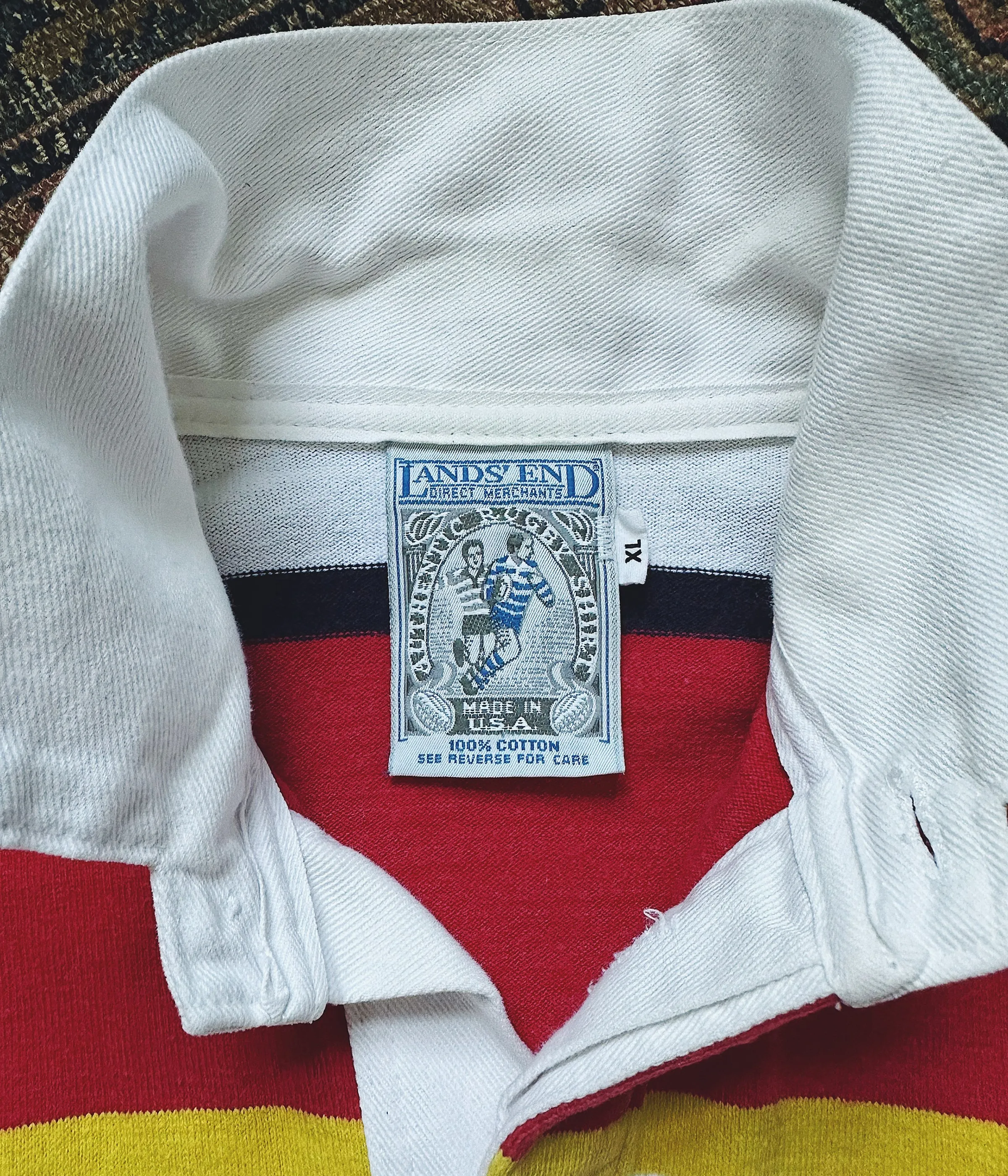 Vintage Land's End Rugby Shirt
