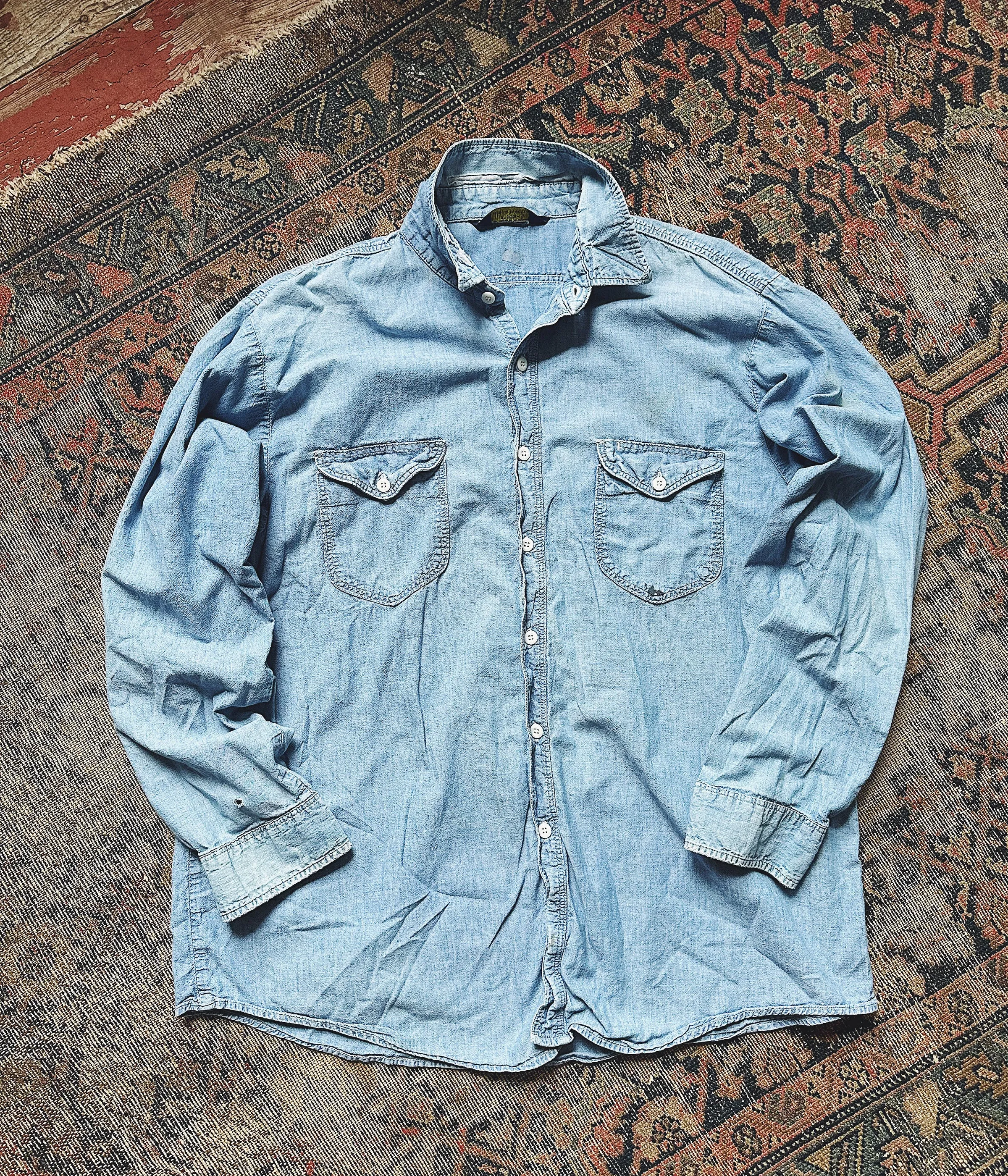 Vintage Osh Kosh Chambray Work Shirt