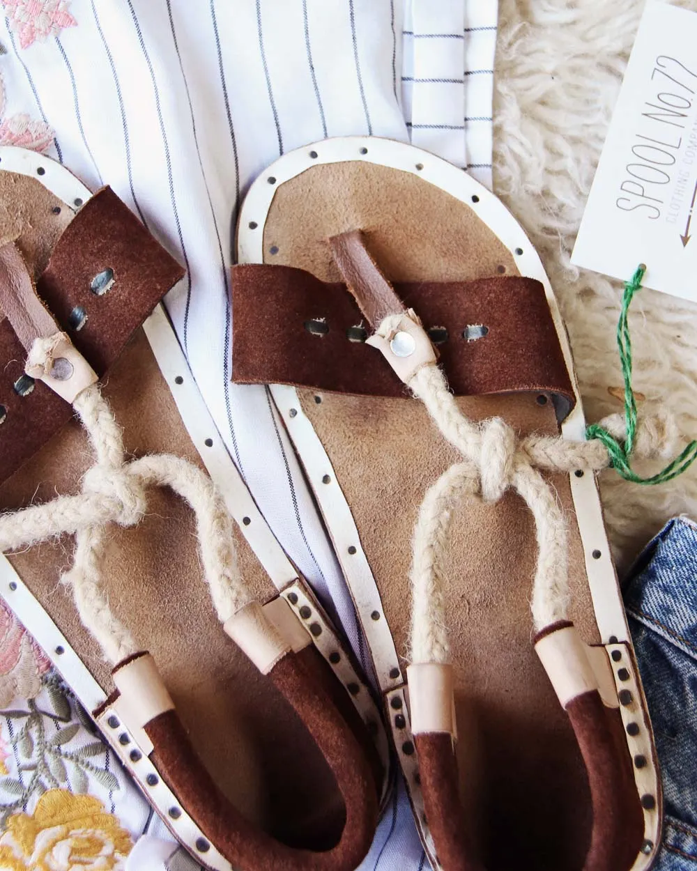 Vintage Venice Leather Sandals