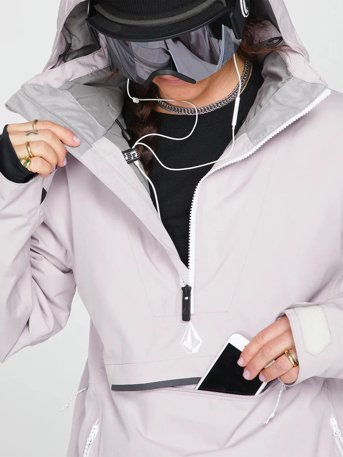 Volcom Womens Fern Insulated Gore-Tex Pullover