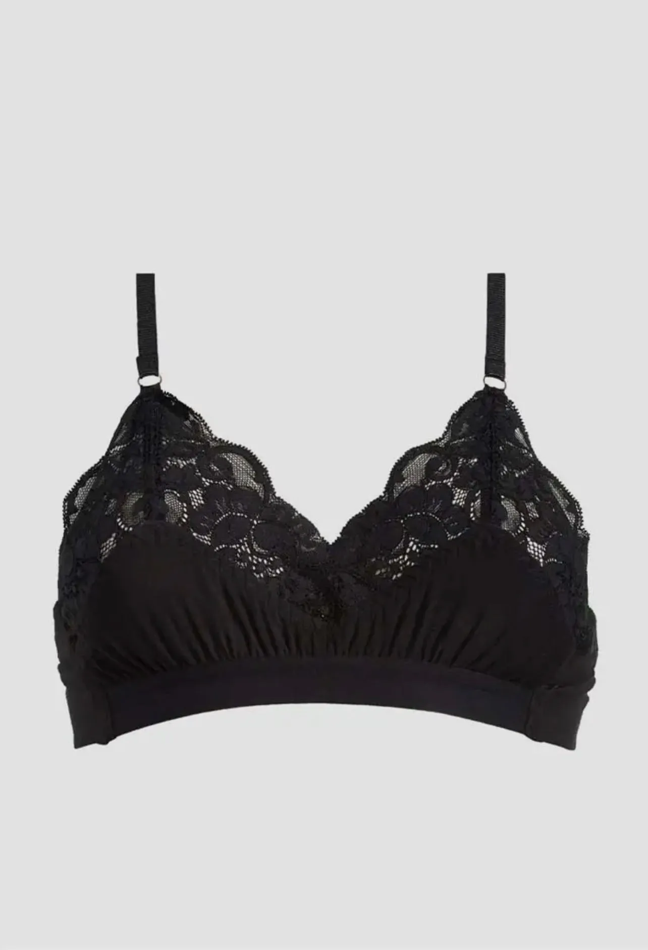 WE ARE HAH- LOUNGE BRALETTE BLACK