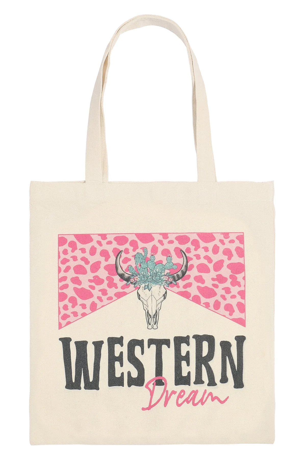 WESTERN DREAM MINIMALIST PRINT TOTE BAG