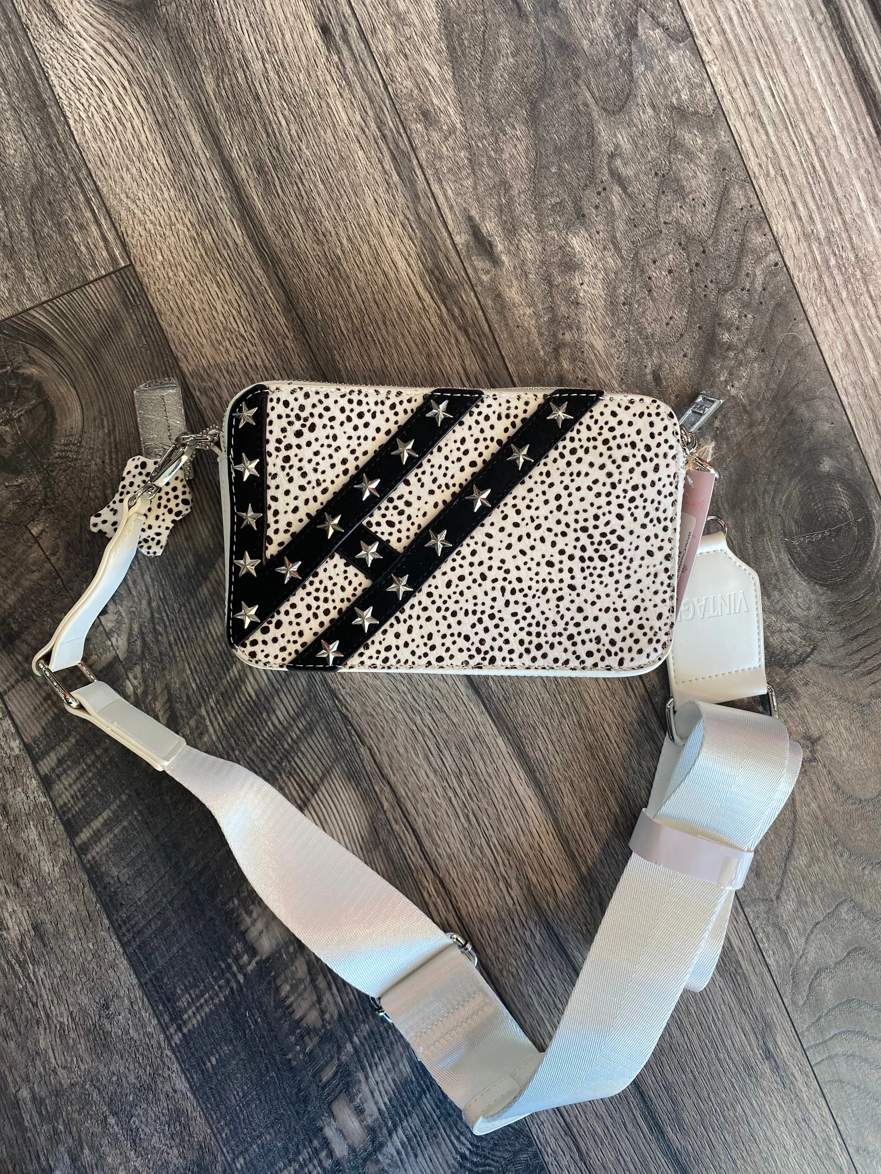 White/Cheetah Purse