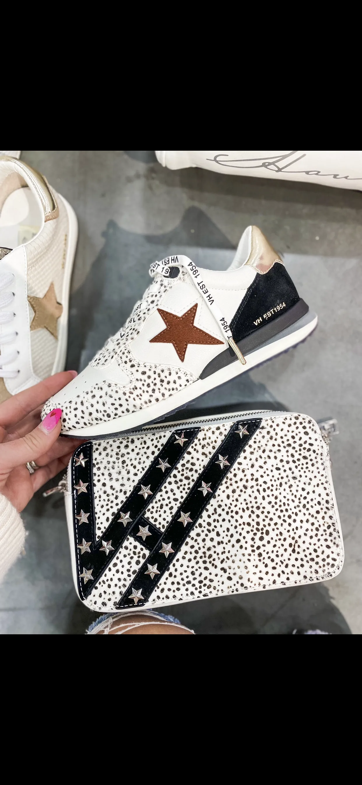 White/Cheetah Purse