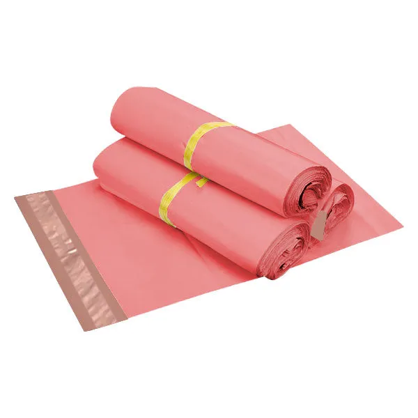 Wholesale 10,000pcs 350mm x 480mm   40mm Poly Mailing Courier Satchels - Light Pink