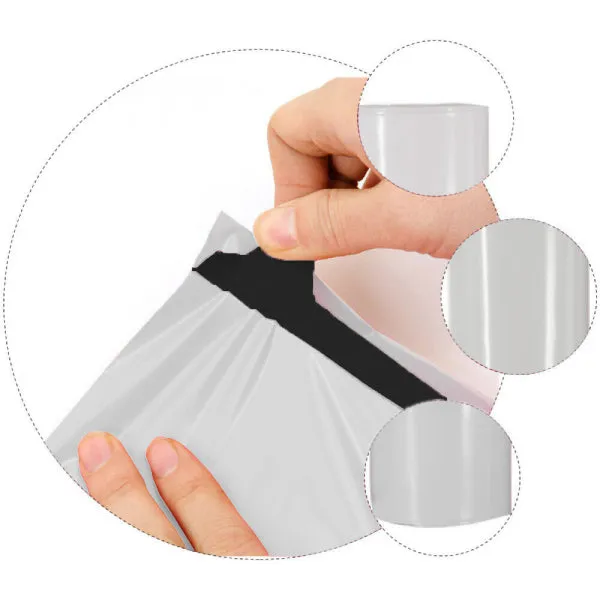Wholesale 2,000pcs 900mm x 860mm   40mm Poly Mailing Courier Satchels - White