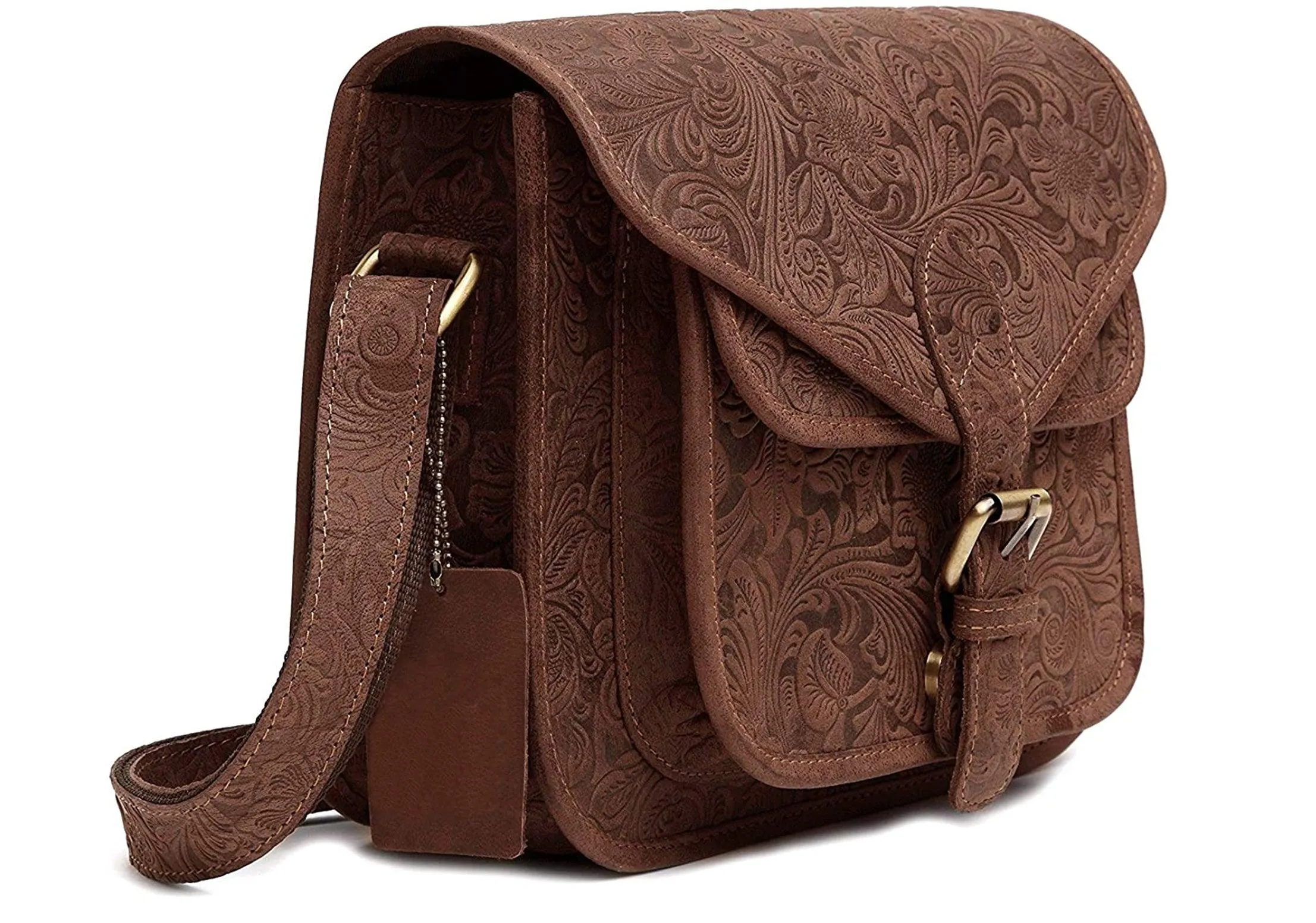 WILDHORN® Crossbody Bags for Women-Premium Leather Vintage Fashion Purse with Adjustable Strap