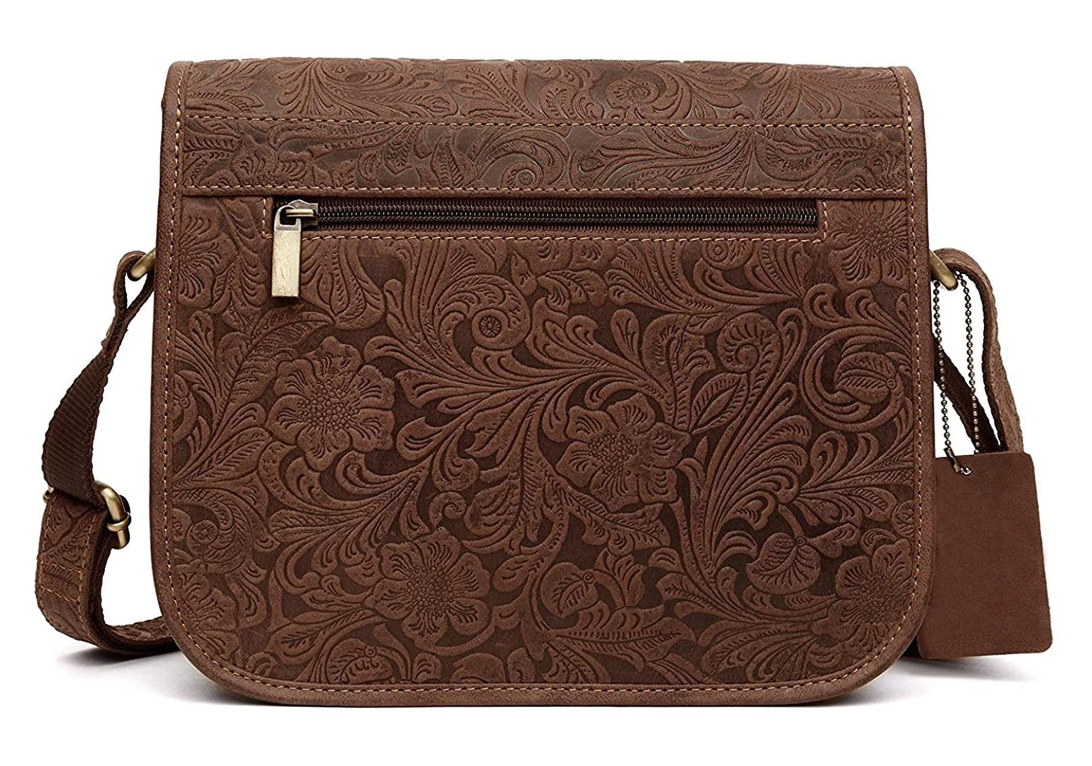 WILDHORN® Crossbody Bags for Women-Premium Leather Vintage Fashion Purse with Adjustable Strap