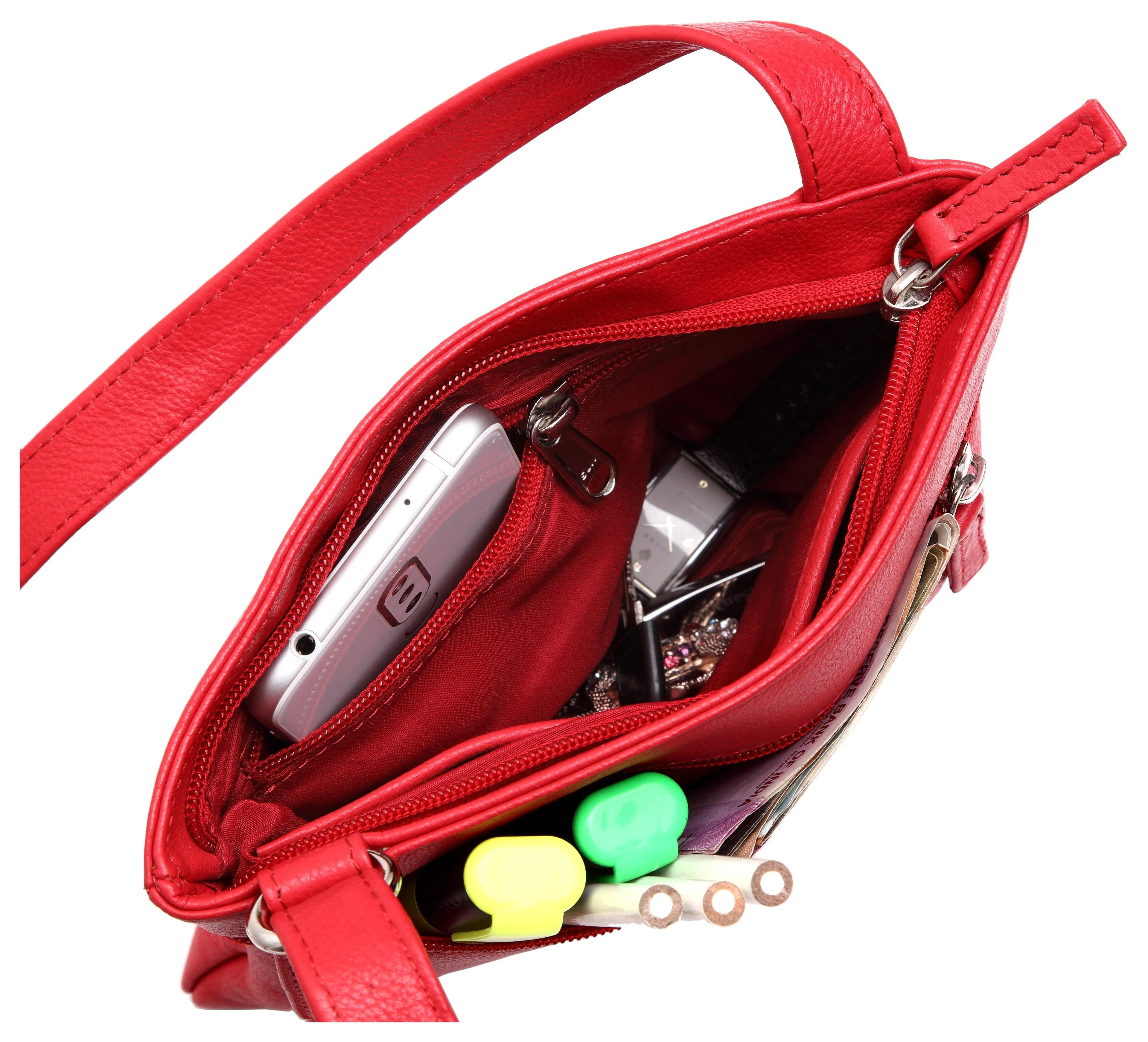WILDHORN® Genuine Leather Ladies Sling Bag | Crossbody Bag with Adjustable Strap for Girls & Women