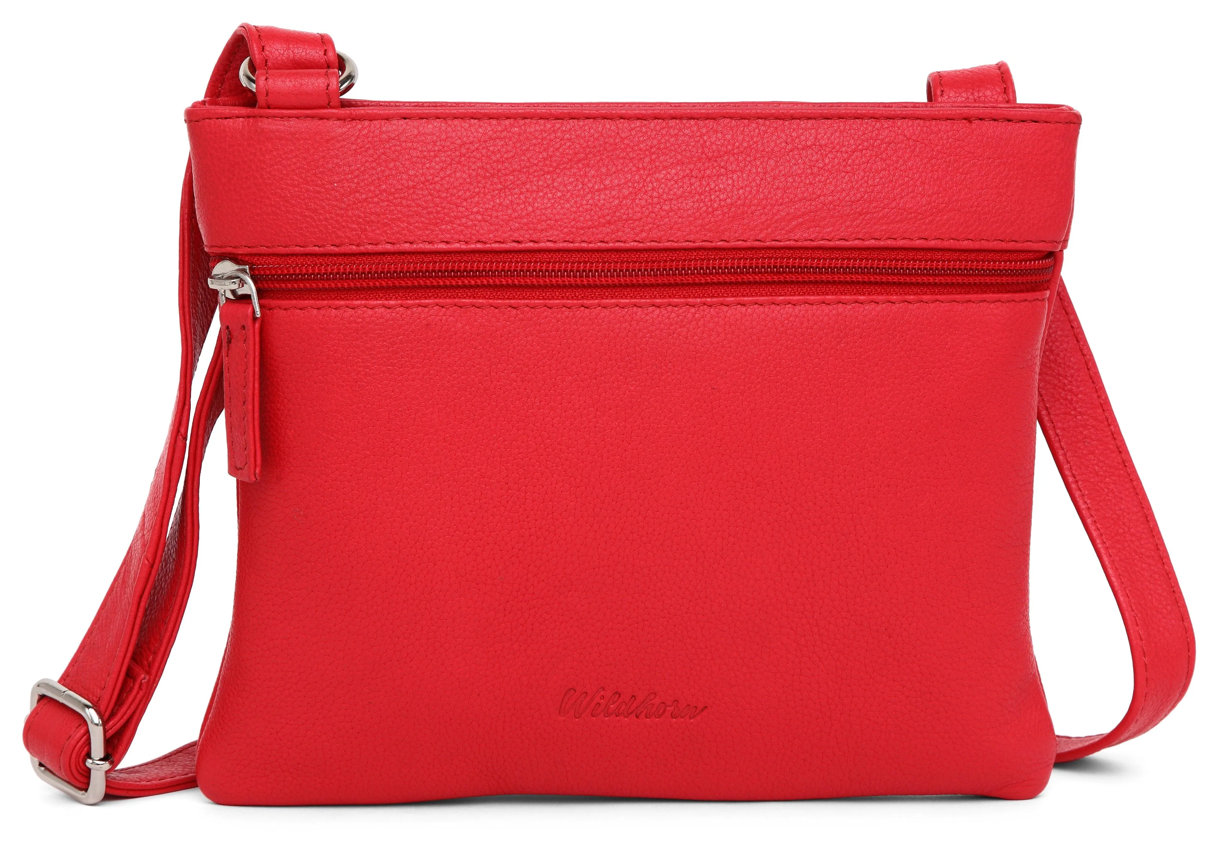 WILDHORN® Genuine Leather Ladies Sling Bag | Crossbody Bag with Adjustable Strap for Girls & Women