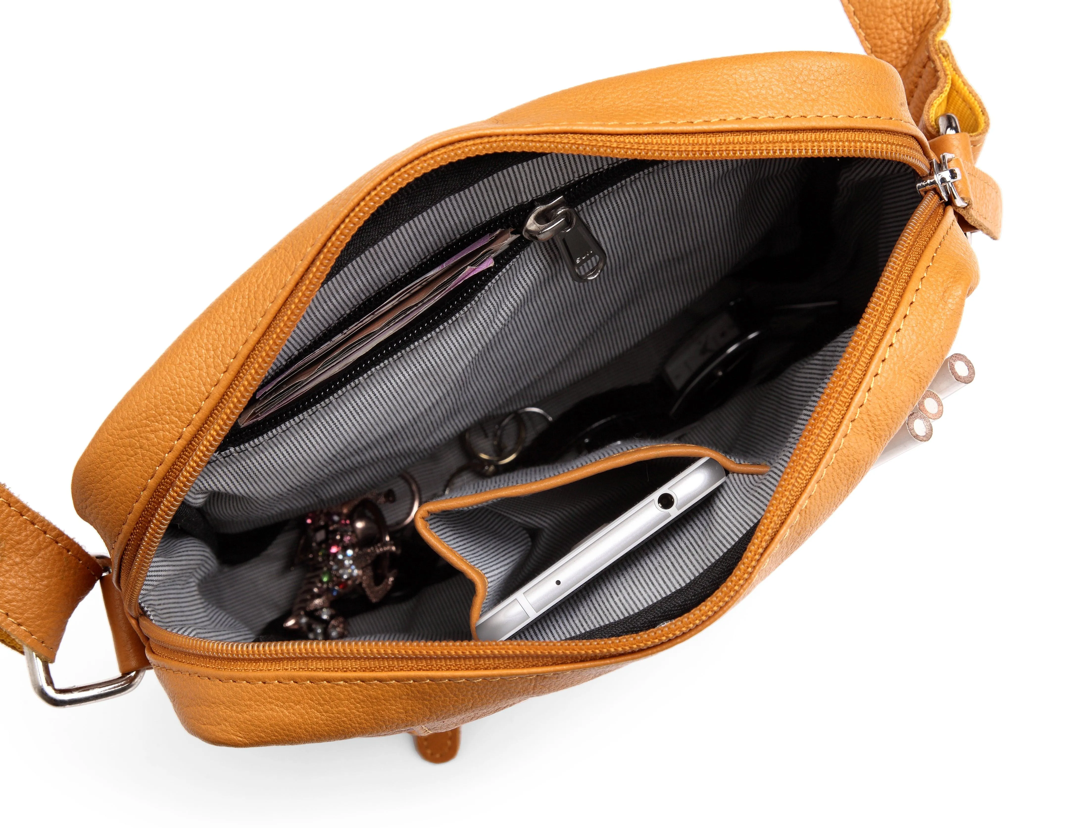 WILDHORN® Genuine Leather Ladies Sling Bag | Crossbody Bag|Shoulder Bag with Adjustable Strap for Girls & Women