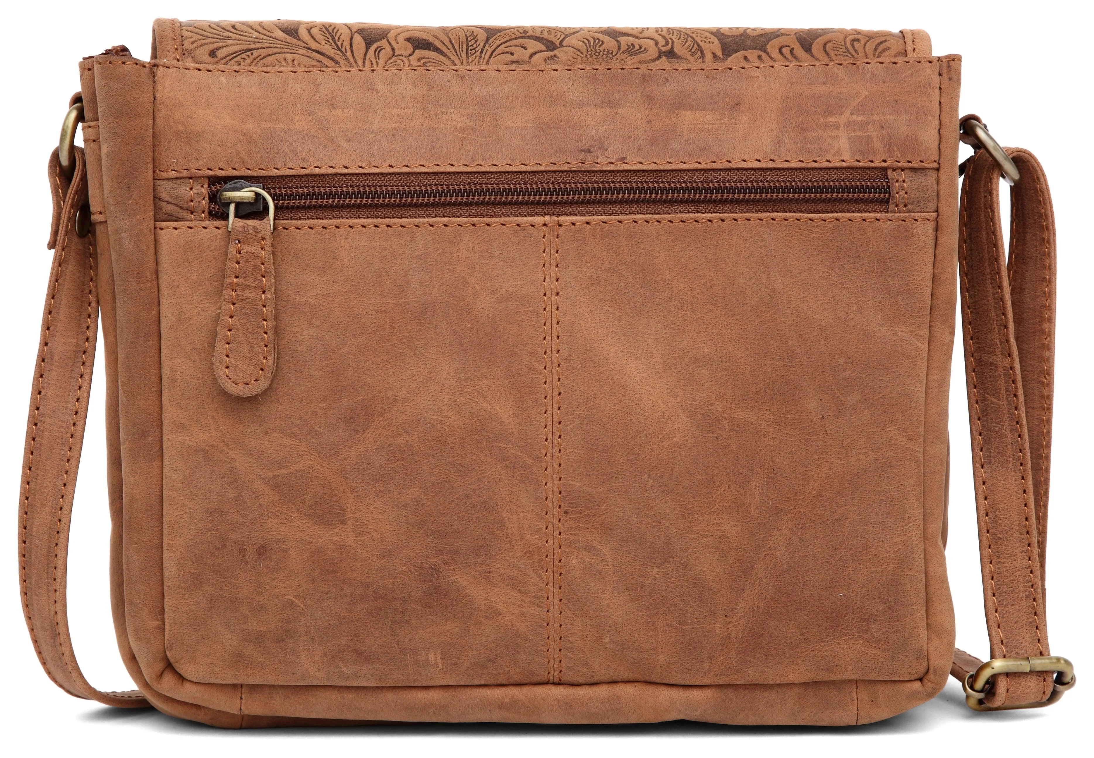 WILDHORN® Oliva Crossbody Bags for Women-Premium Leather Vintage Fashion Purse with Adjustable Strap
