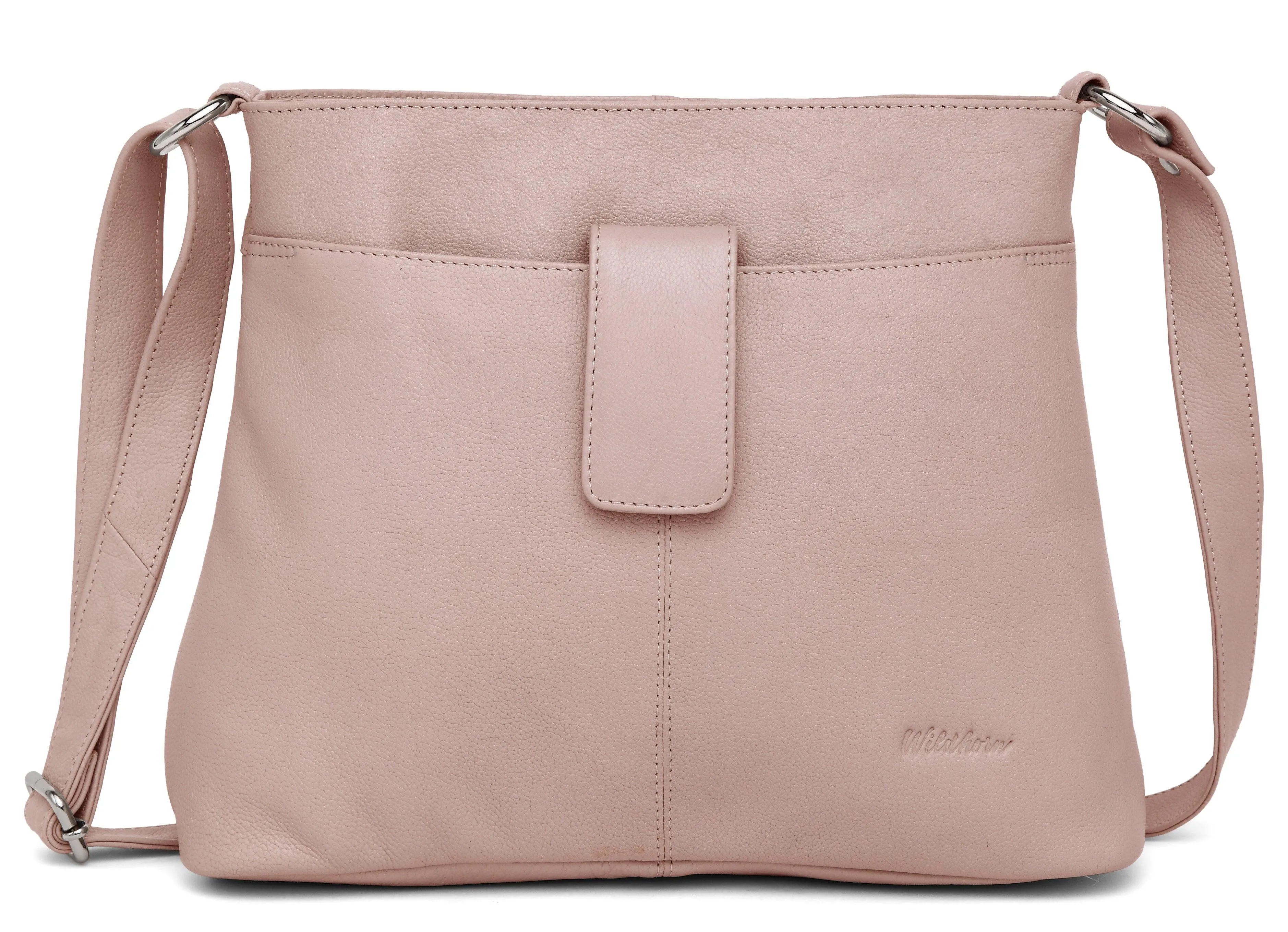 WILDHORN® Upper Grain Genuine Leather Ladies Sling Bag | Cross-body Bag | Hand Bag | Shoulder Bag with Adjustable Strap for Girls & Women
