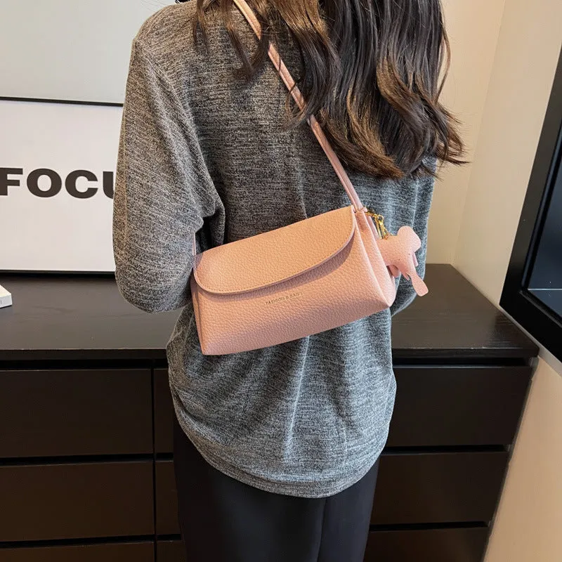 Women's Fashionable Soft Leather High Texture Shoulder Bags