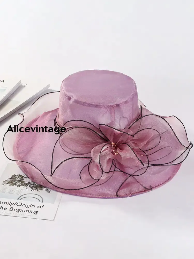 Women's Vintage Derby Organza Headdress