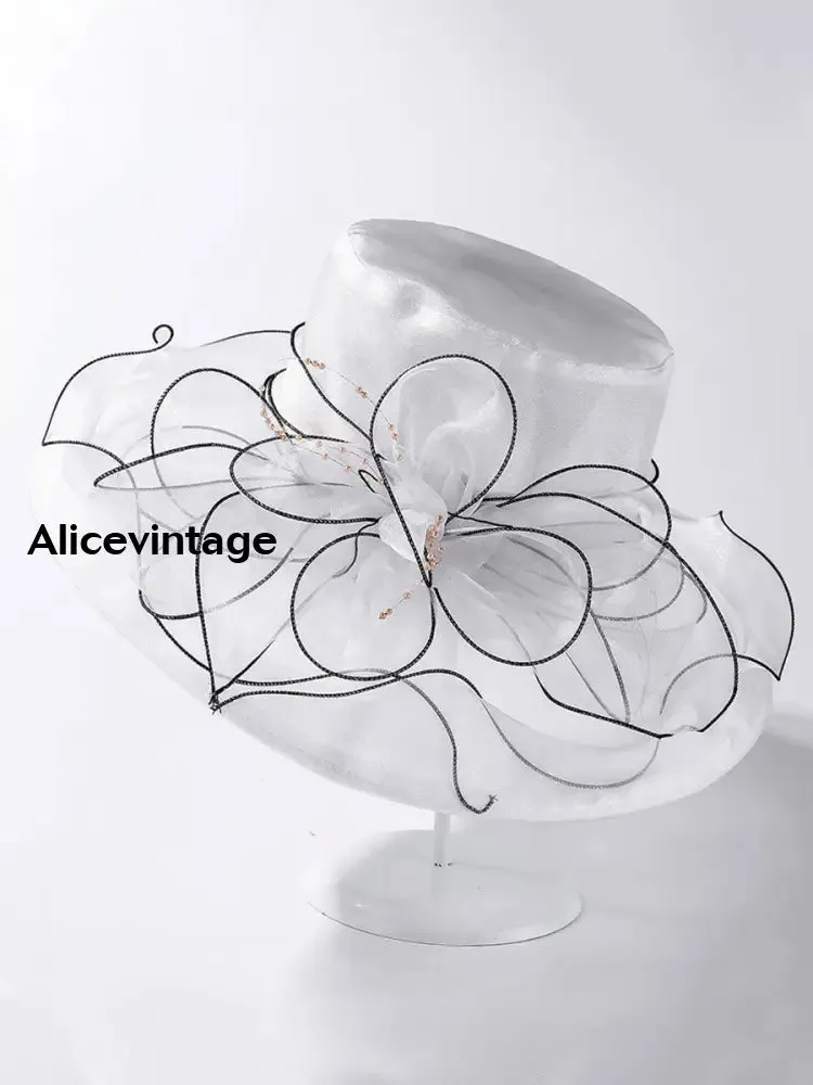 Women's Vintage Derby Organza Headdress