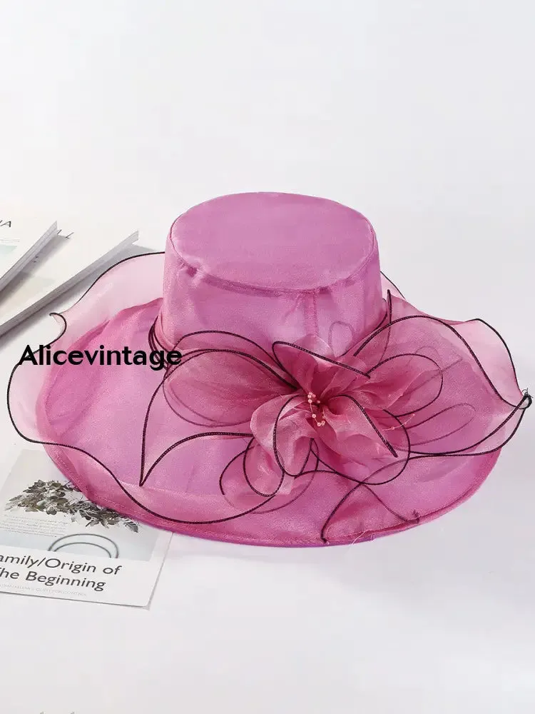 Women's Vintage Derby Organza Headdress