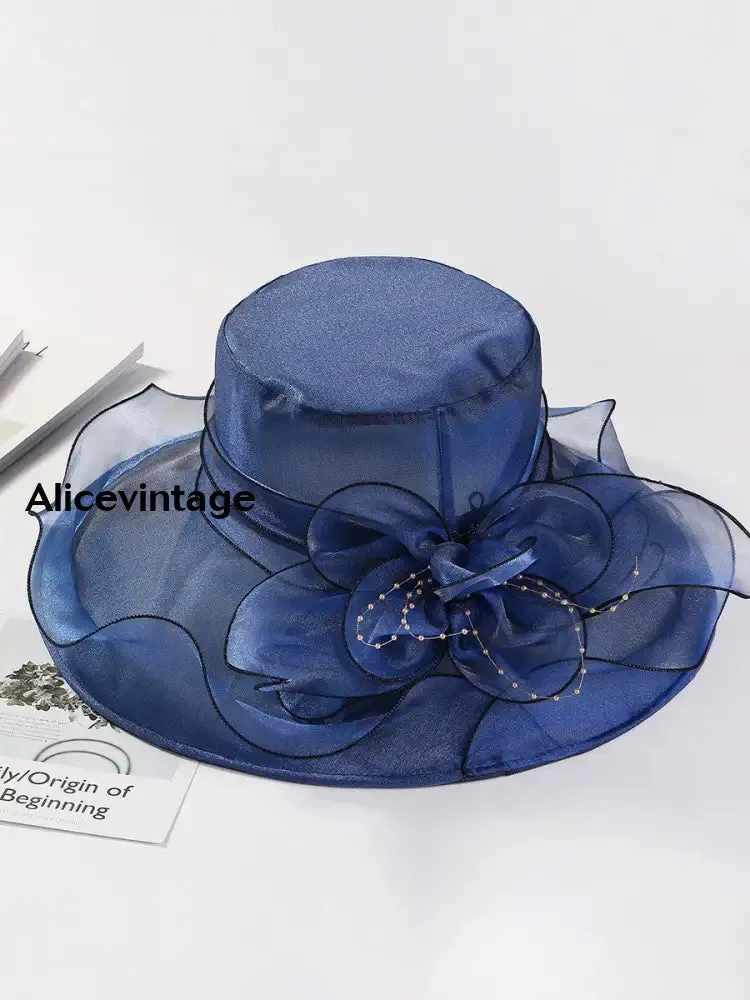 Women's Vintage Derby Organza Headdress