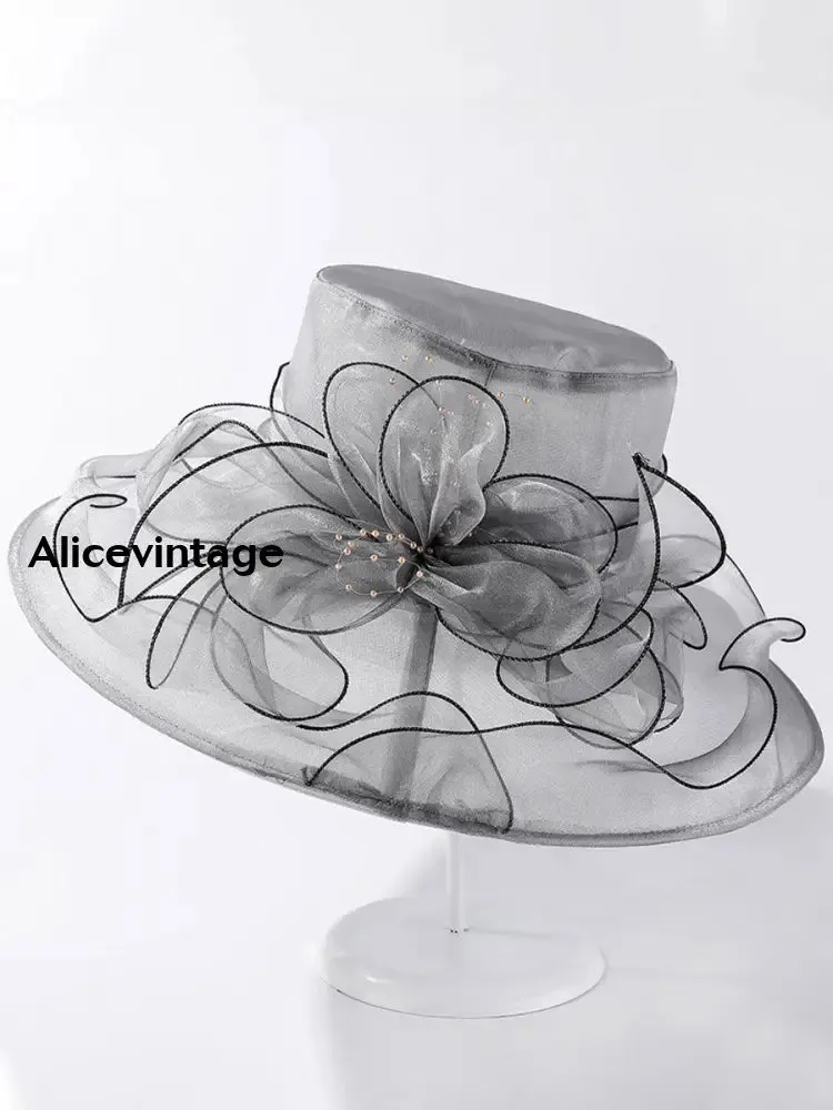 Women's Vintage Derby Organza Headdress