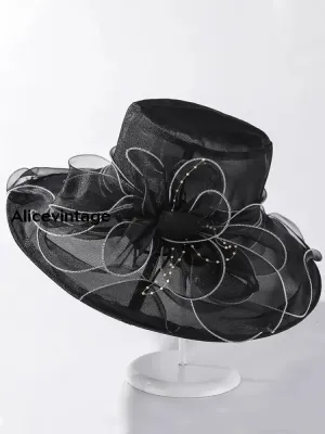 Women's Vintage Derby Organza Headdress