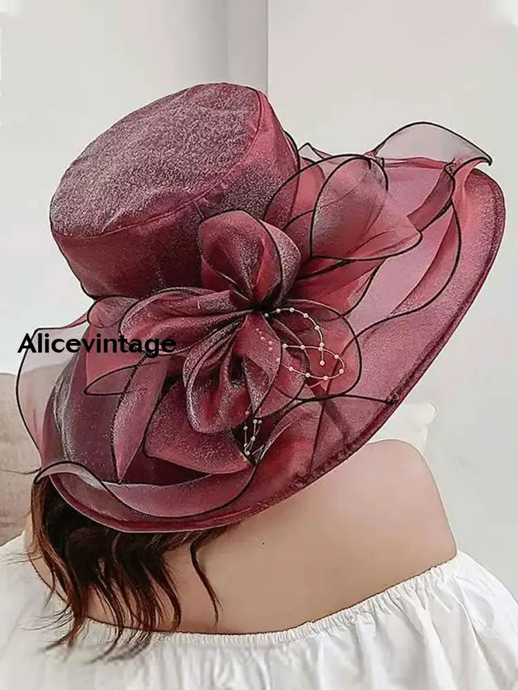 Women's Vintage Derby Organza Headdress