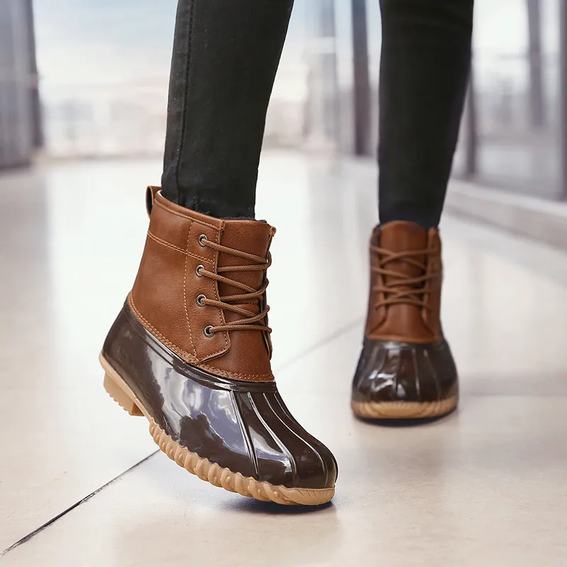 Women's Waterproof Slim Snow Boots Rain Duck Boot