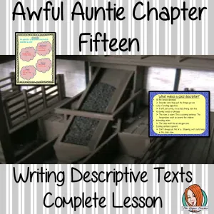 Writing Descriptive Texts Lesson on Awful Auntie