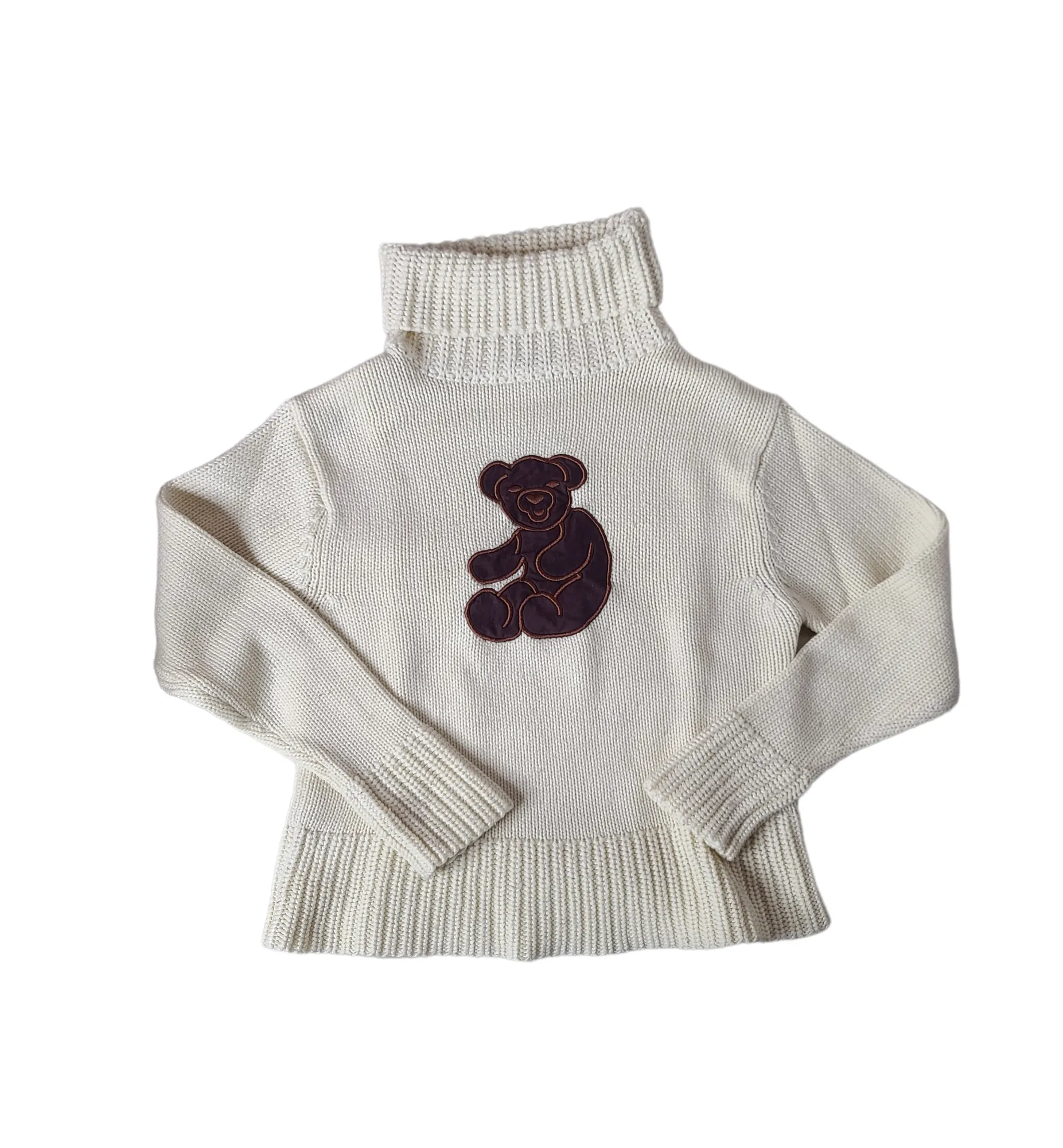 Y2k acubi bear sweater
