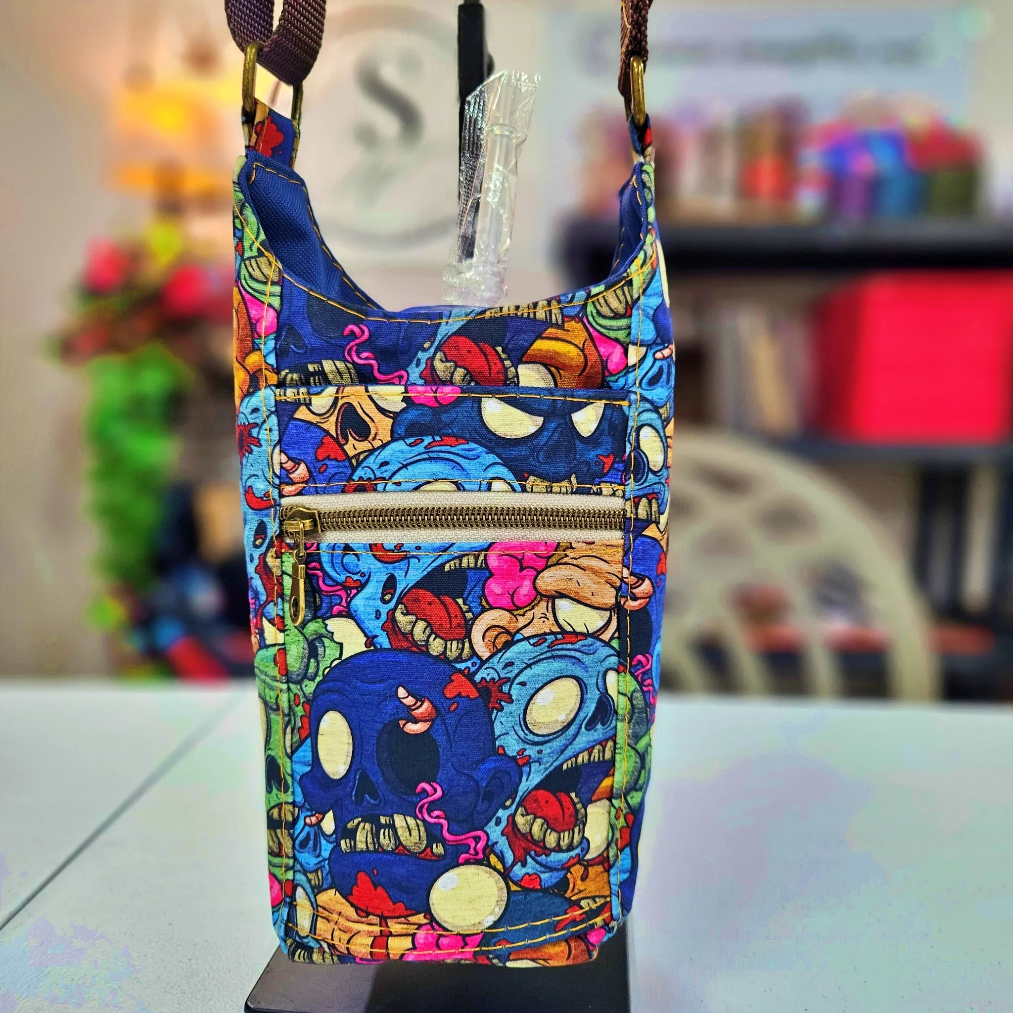 Zombie Apocalypse Tumbler Crossbody